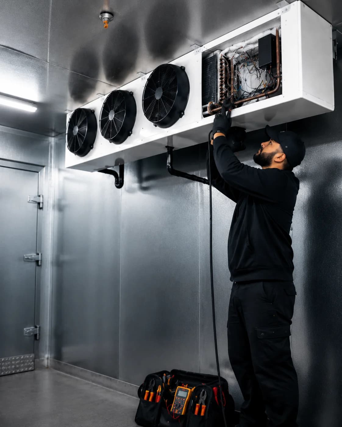 Commercial walk-in cooler service for restaurants and food-service sites in NYC.